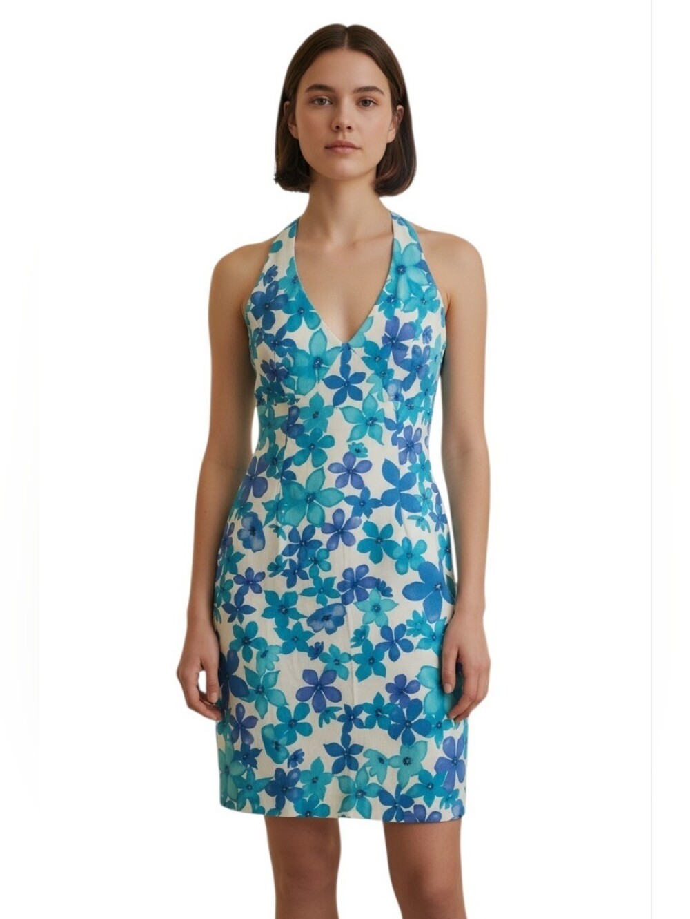 Evan-Picone floral print a-line dress Size 4